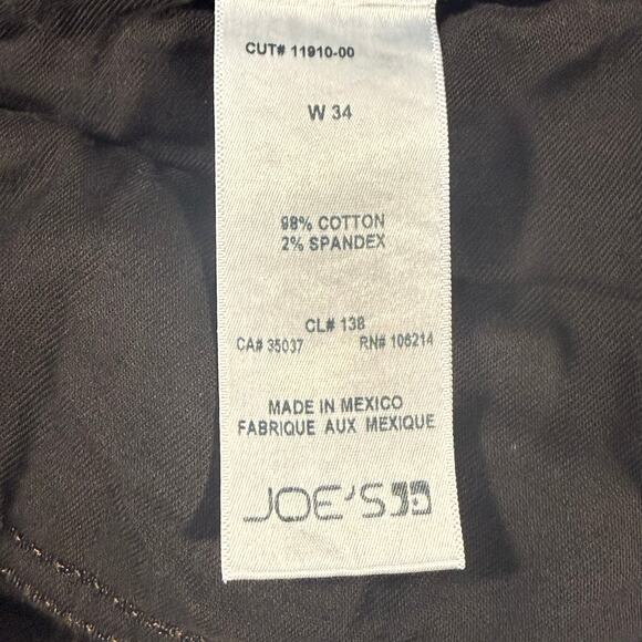 Joe’s Jeans Men’s 34x32 Classic Straight Leg Dark Wash Denim Jeans Blue - Picture 6 of 7